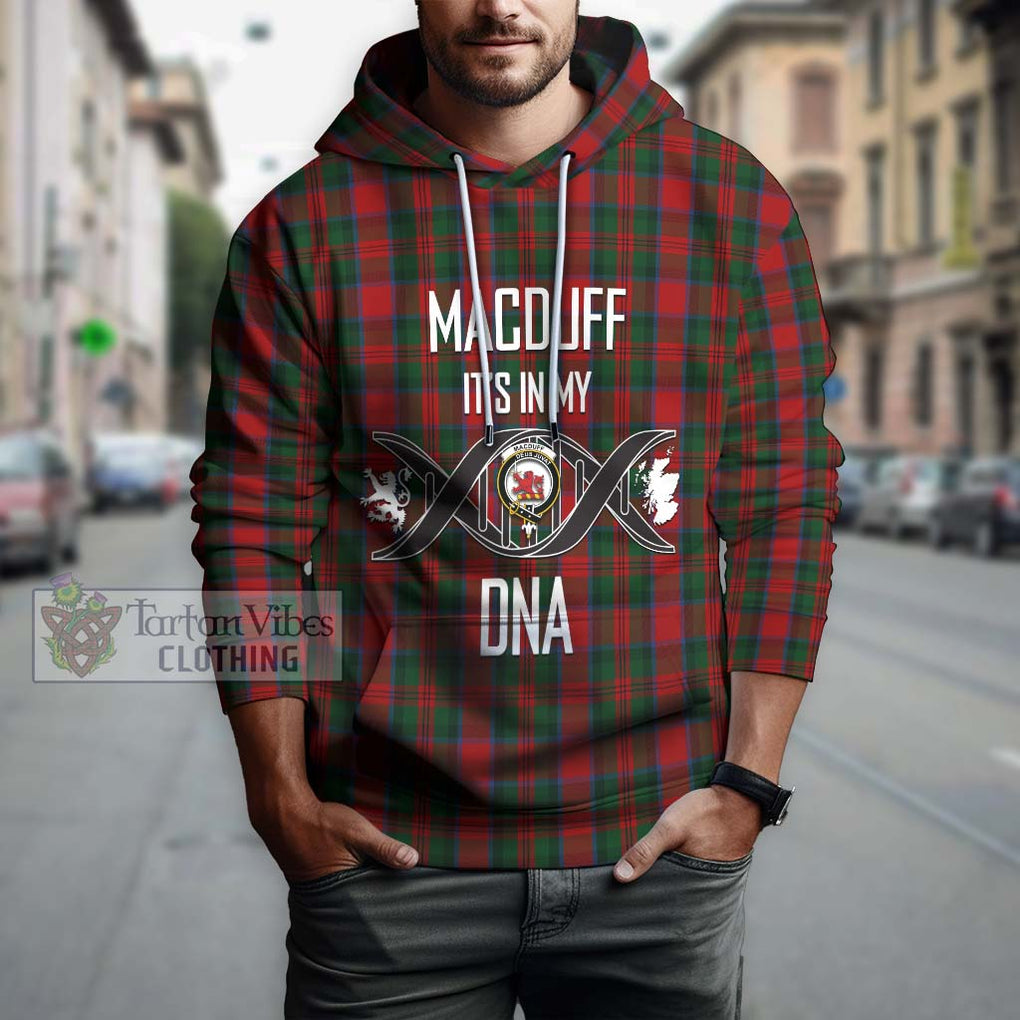 MacDuff (McDuff) Tartan Hoodie with Family Crest DNA In Me Style Pullover Hoodie - Tartanvibesclothing Shop