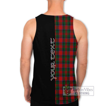 MacDuff (McDuff) Tartan Men's Tank Top with Family Crest and Half Of Me Style - Tartanvibesclothing Shop