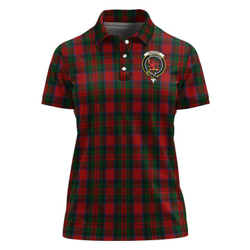MacDuff (McDuff) Tartan Polo Shirt with Family Crest For Women - Tartan Vibes Clothing