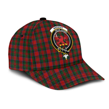 MacDuff Tartan Classic Cap with Family Crest