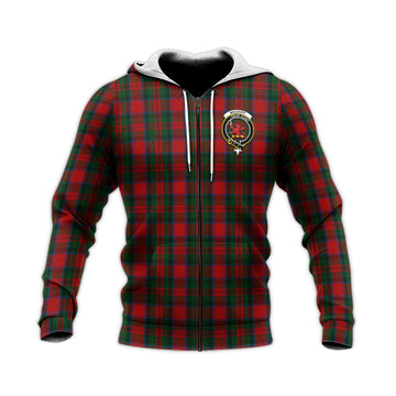 MacDuff (McDuff) Tartan Knitted Hoodie with Family Crest
