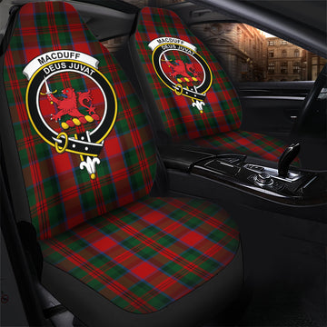 MacDuff Tartan Car Seat Cover with Family Crest - Tartanvibesclothing