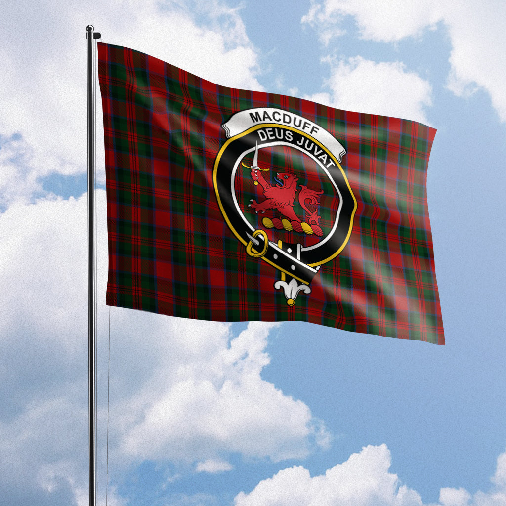macduff-tartan-flag-with-family-crest