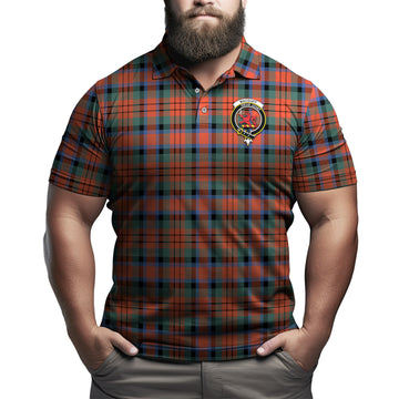 MacDuff Ancient Tartan Men's Polo Shirt with Family Crest