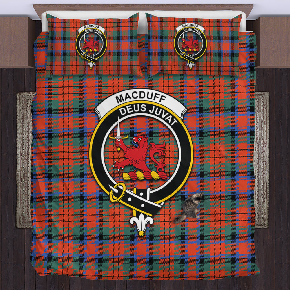 macduff-ancient-tartan-bedding-set-with-family-crest
