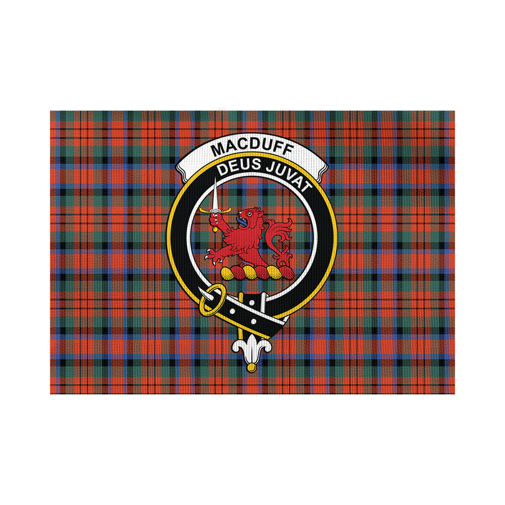 macduff-ancient-tartan-flag-with-family-crest