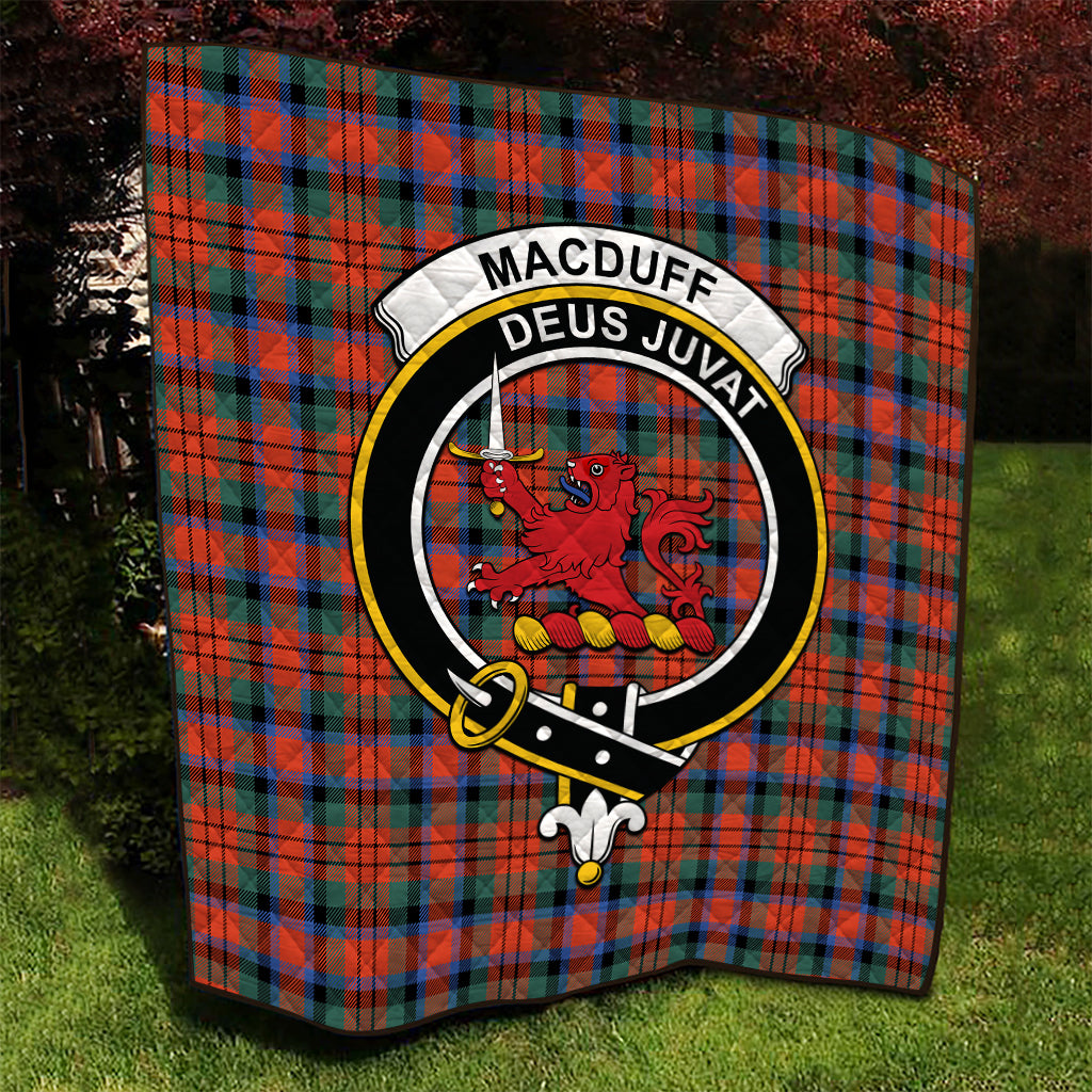 macduff-ancient-tartan-quilt-with-family-crest