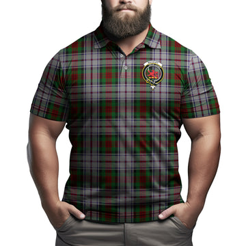 MacDuff Dress Tartan Men's Polo Shirt with Family Crest