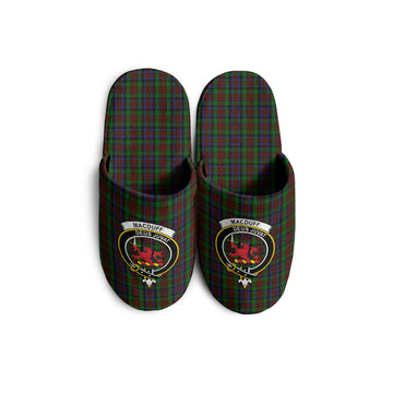 MacDuff Hunting Tartan Home Slippers with Family Crest