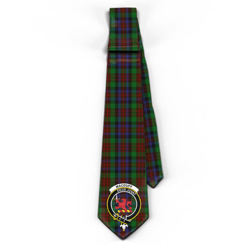 MacDuff Hunting Tartan Classic Necktie with Family Crest