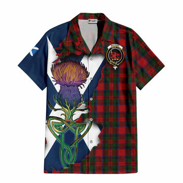 MacDuff (McDuff) Tartan Family Crest Hawaiian Shirt Scottish Thistle Celtic Inspired