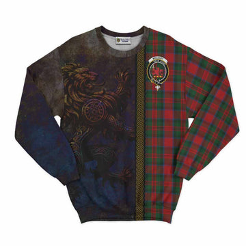 MacDuff (McDuff) Tartan Family Crest Sweatshirt Alba Gu Brath Be Brave Lion Ancient Style