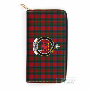 MacDuff (McDuff) Tartan Women's Leather Wallet with Family Crest