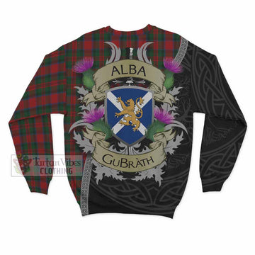 MacDuff (McDuff) Tartan Family Crest Sweatshirt Lion Rampant Royal Thistle Shield Celtic Inspired
