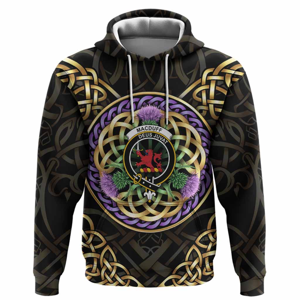 MacDuff (McDuff) Clan Crest Hoodie Celtic Scottish Thistle