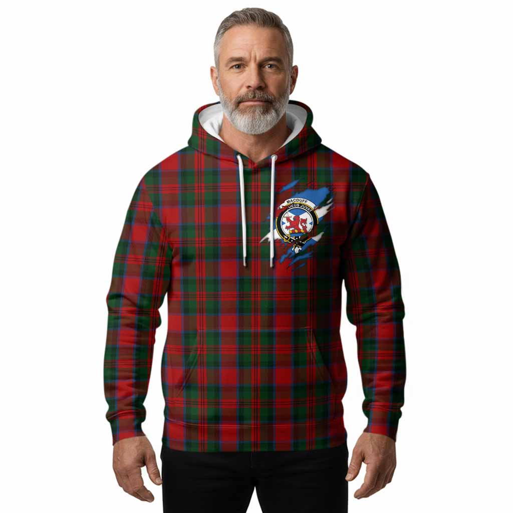 MacDuff (McDuff) Clan Crest In Me Tartan Hoodie Scotland Flag Style