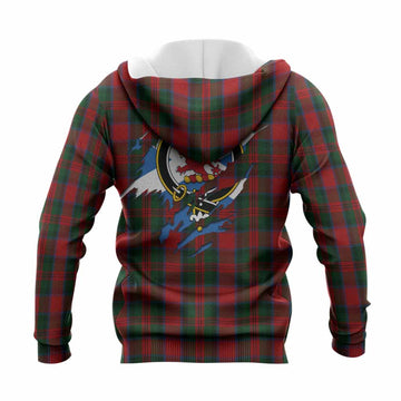 MacDuff (McDuff) Clan Crest In Me Tartan Knitted Hoodie Scotland Flag Style