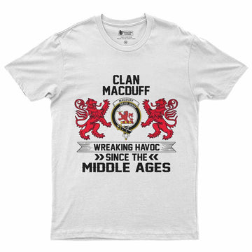 MacDuff (McDuff) Clan Crest Men's T-Shirt Wreaking Havoc