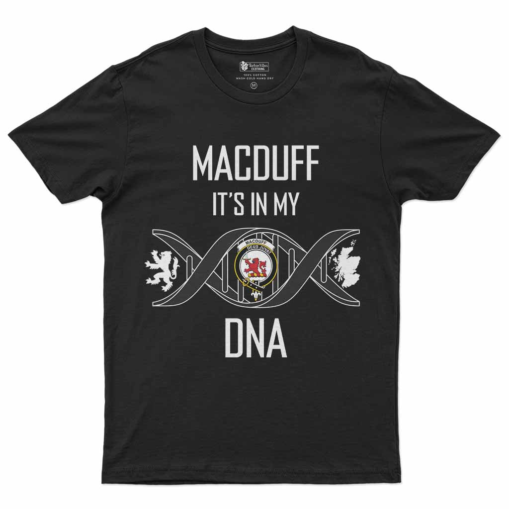 MacDuff (McDuff) Clan DNA Men's T-Shirt Black - Tartan Vibes Clothing