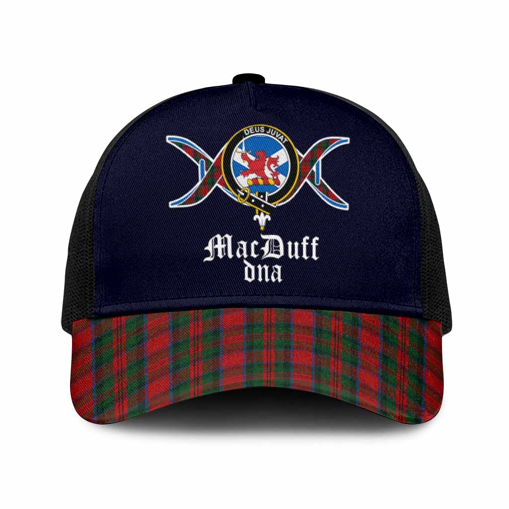 MacDuff (McDuff) Clan DNA Tartan Mesh Trucker Cap One Size (Adjustable) Black - Tartan Vibes Clothing