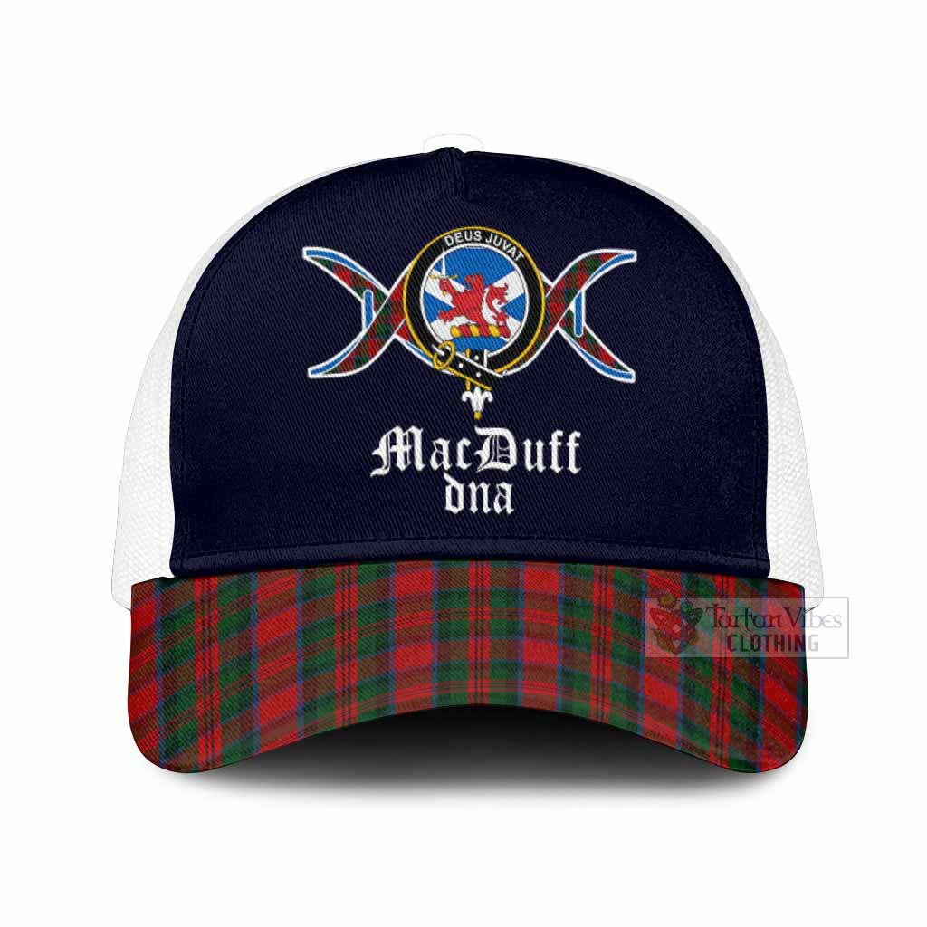 MacDuff (McDuff) Clan DNA Tartan Mesh Trucker Cap One Size (Adjustable) White - Tartan Vibes Clothing