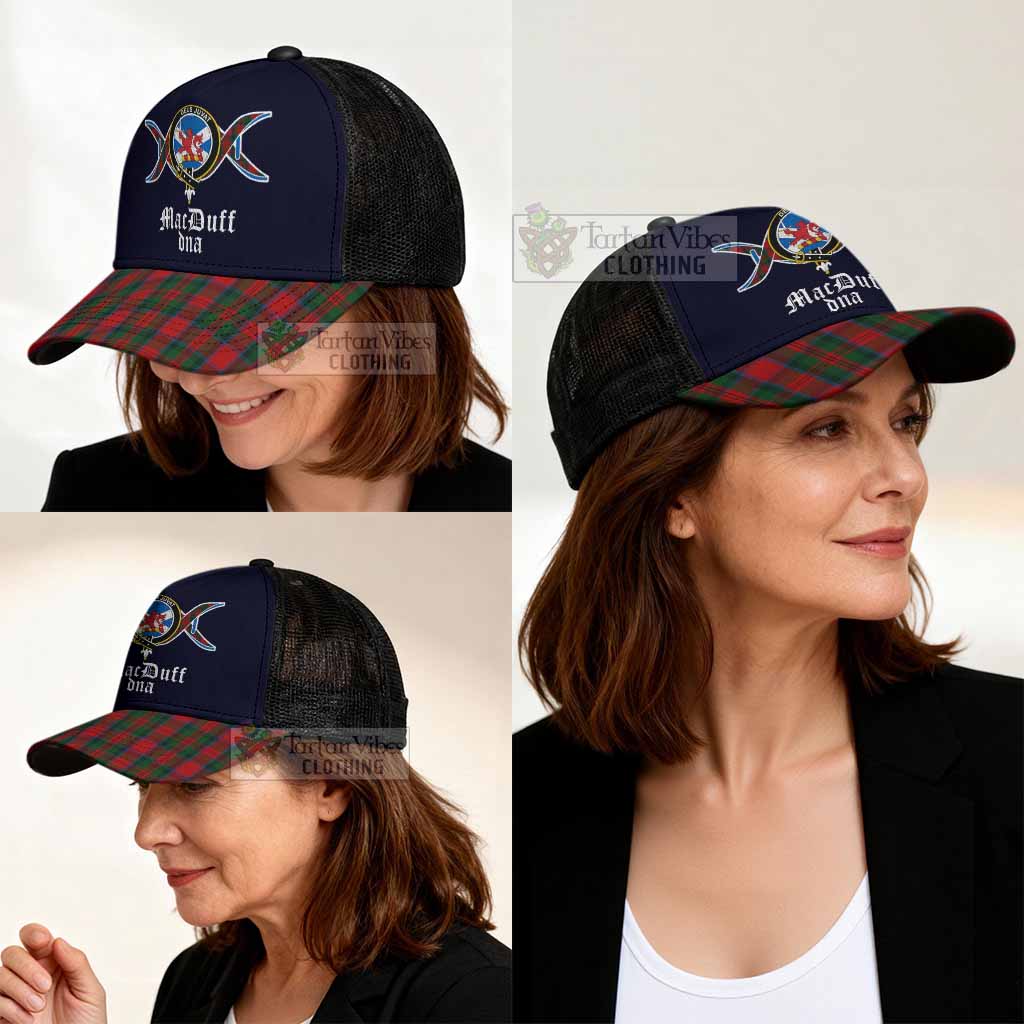 MacDuff (McDuff) Clan DNA Tartan Mesh Trucker Cap - Tartan Vibes Clothing
