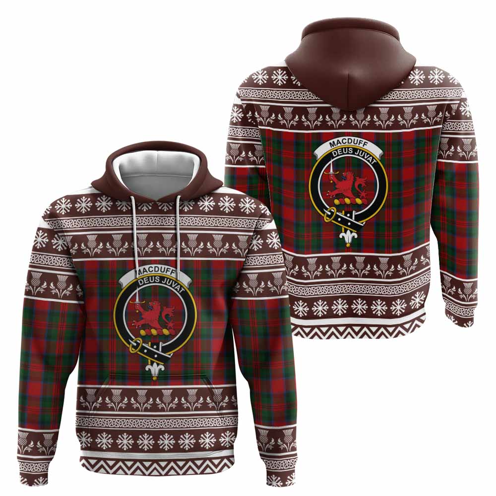 MacDuff (McDuff) Clan Tartan Christmas Hoodie with Family Crest - Tartan Vibes Clothing