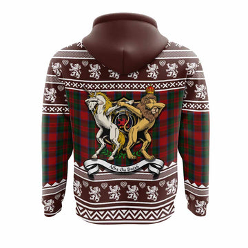 MacDuff (McDuff) Clan Tartan Crest Christmas Hoodie Coat of Arms Funny Style