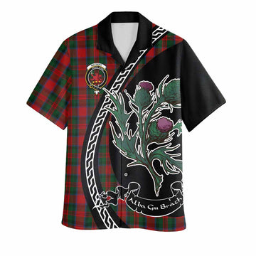 MacDuff (McDuff) Family Crest Tartan Hawaiian Shirt Alba Thistle Inspired