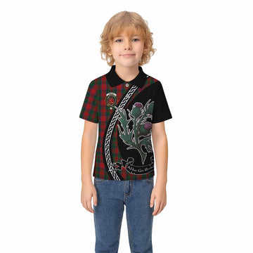 MacDuff (McDuff) Family Crest Tartan Kid Polo Shirt Alba Thistle Inspired