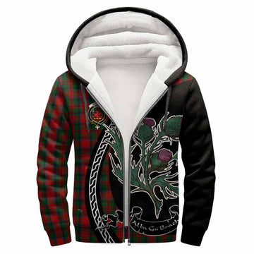 MacDuff (McDuff) Family Crest Tartan Sherpa Hoodie Alba Thistle Inspired