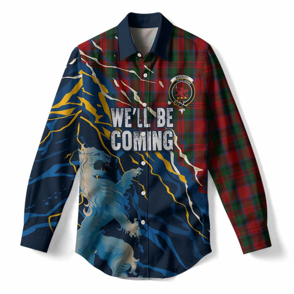 MacDuff (McDuff) Scotland Tartan Women Casual Shirt WC2026 Football - We'll Be Coming