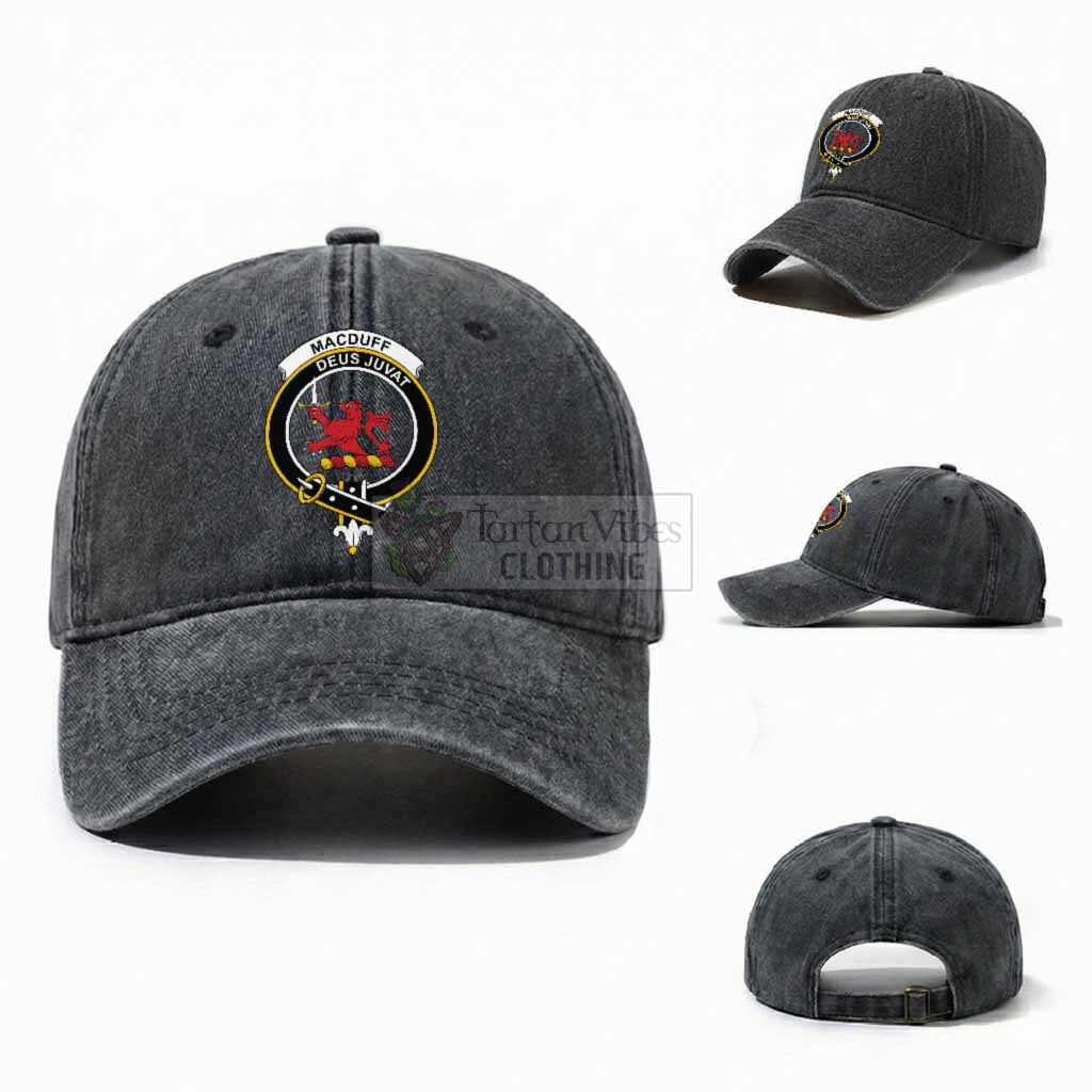 MacDuff (McDuff) Scottish Clan Crest Washed Baseball Cap