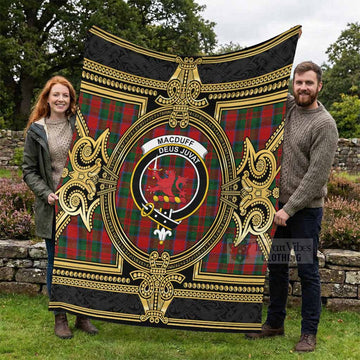 MacDuff (McDuff) Scottish Tartan Crest Blanket Royal Stylized - Tartan Vibes Clothing