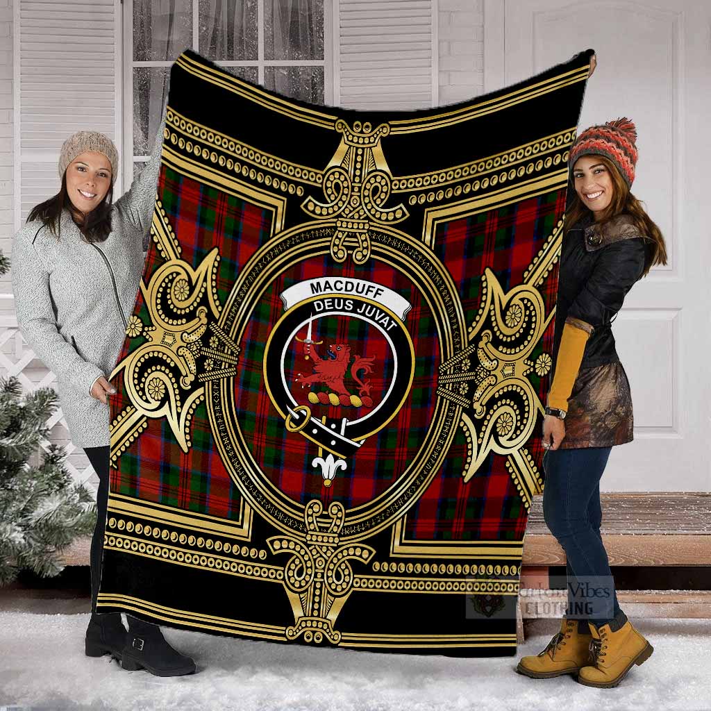 MacDuff (McDuff) Scottish Tartan Crest Blanket Royal Stylized - Tartan Vibes Clothing