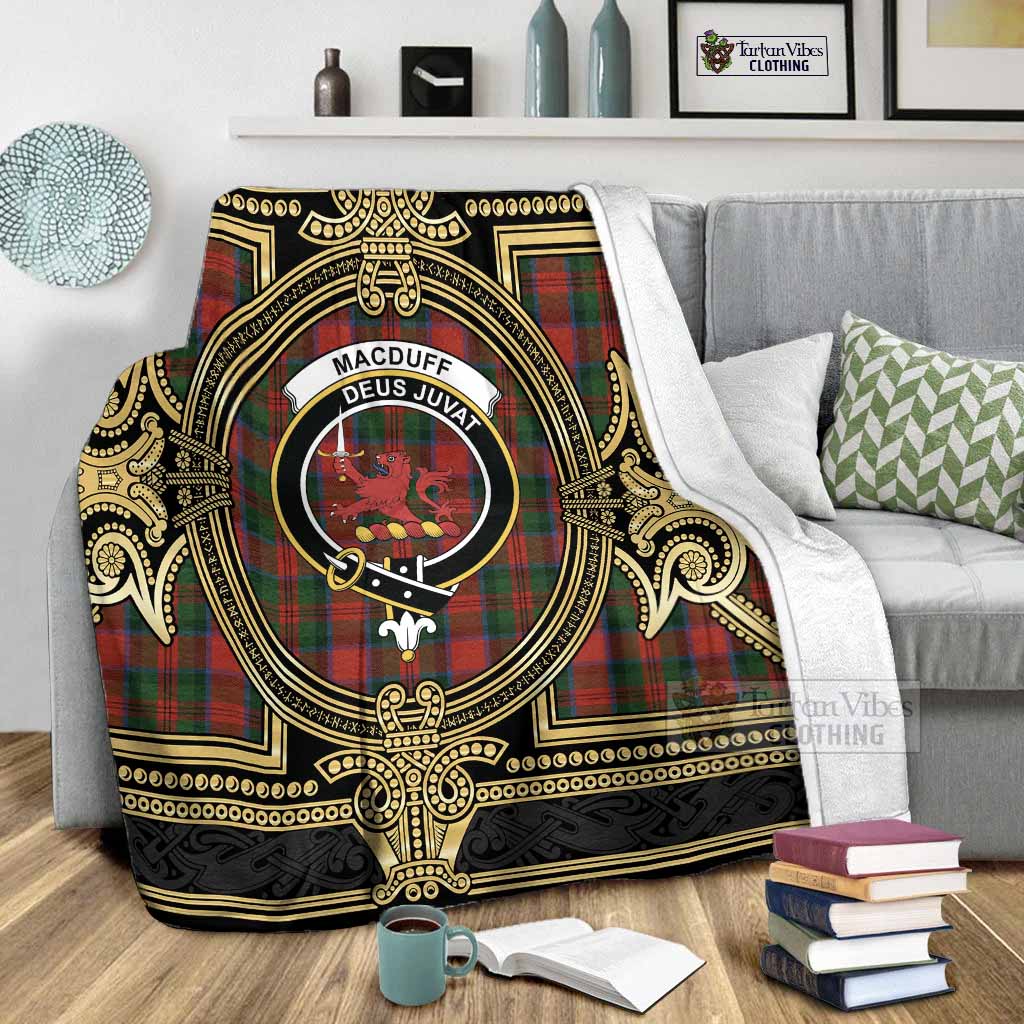 MacDuff (McDuff) Scottish Tartan Crest Blanket Royal Stylized - Tartan Vibes Clothing