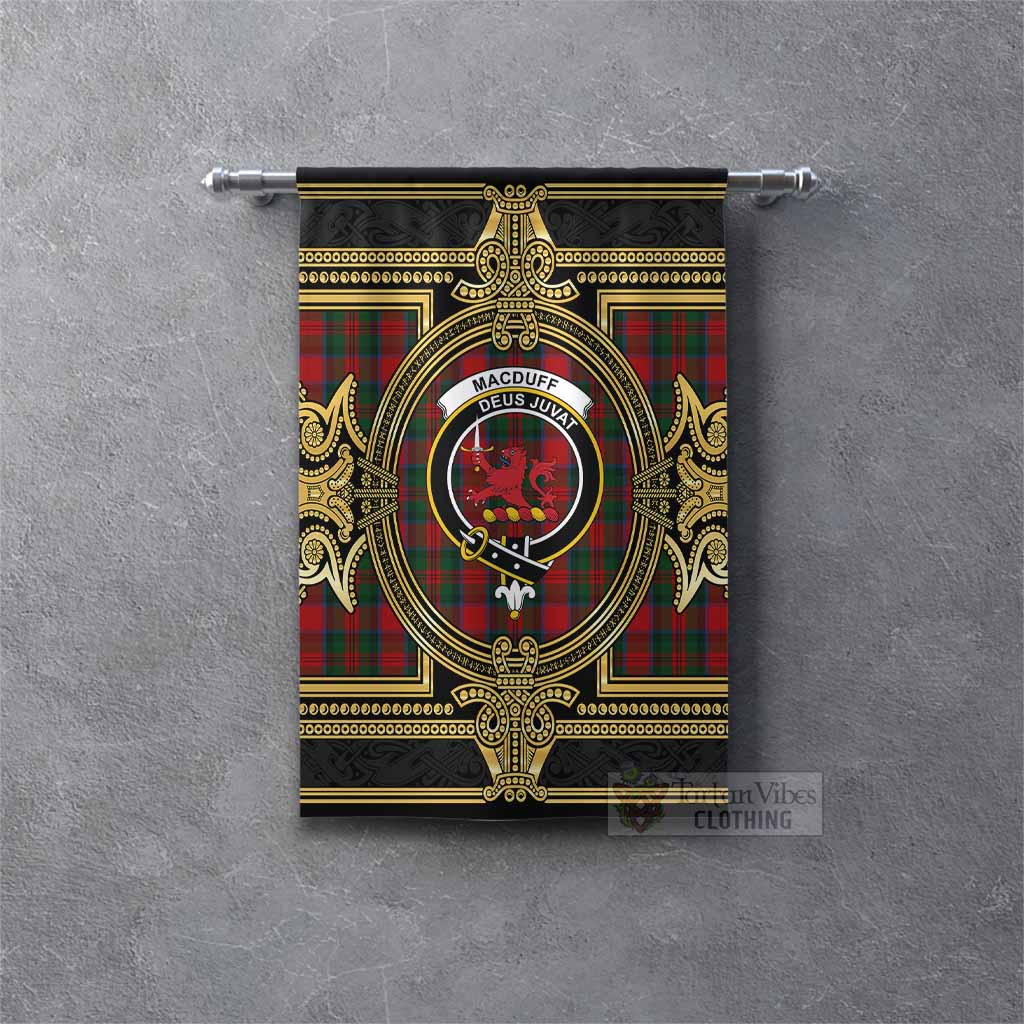 MacDuff (McDuff) Scottish Tartan Crest Gonfalon Royal Stylized Rectangle - Tartan Vibes Clothing