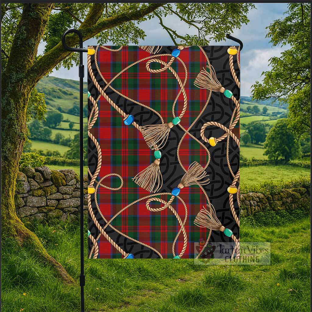 MacDuff (McDuff) Scottish Tartan Twisted Ropes Stylized Garden Flag - Tartan Vibes Clothing