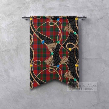 MacDuff (McDuff) Scottish Tartan Twisted Ropes Stylized Gonfalon