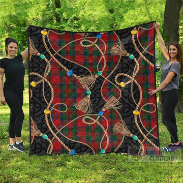 MacDuff (McDuff) Scottish Tartan Twisted Ropes Stylized Premium Quilt