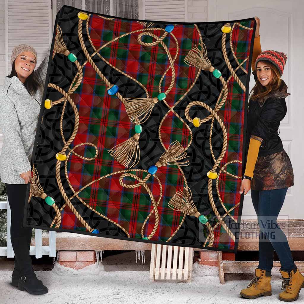 MacDuff (McDuff) Scottish Tartan Twisted Ropes Stylized Premium Quilt - Tartan Vibes Clothing