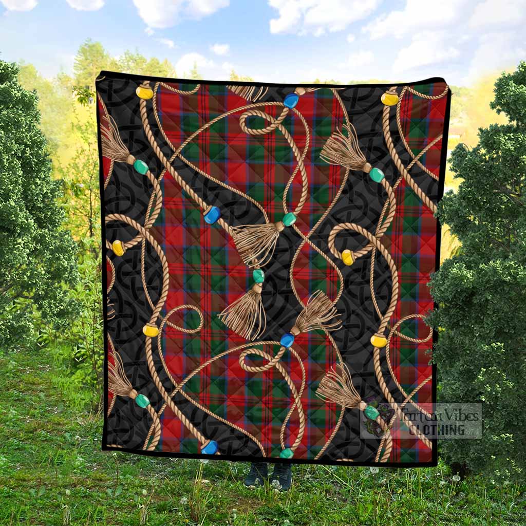 MacDuff (McDuff) Scottish Tartan Twisted Ropes Stylized Premium Quilt - Tartan Vibes Clothing