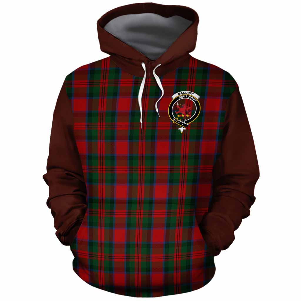 MacDuff (McDuff) Tartan Accent Cotton Hoodie with Family Crest