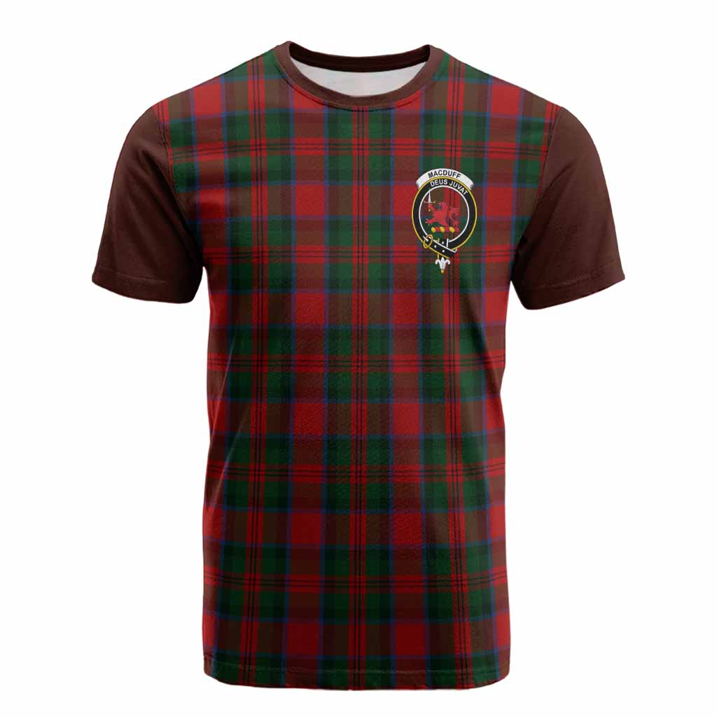 MacDuff (McDuff) Tartan Accent Cotton T-shirt with Family Crest