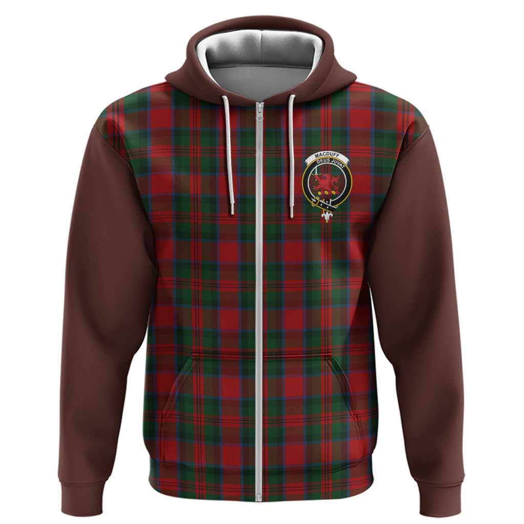 MacDuff (McDuff) Tartan Accent Hoodie with Family Crest