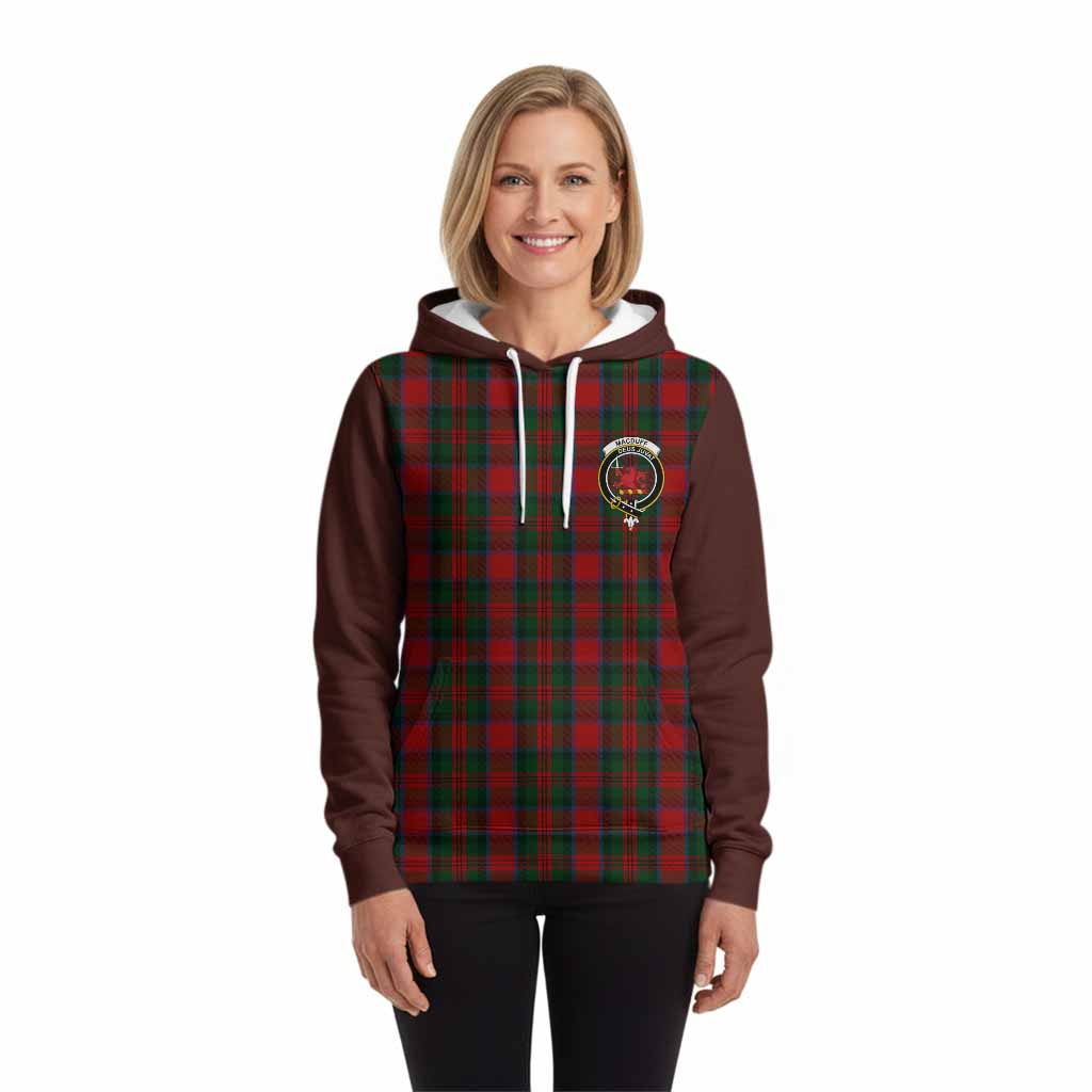 MacDuff (McDuff) Tartan Accent Hoodie with Family Crest
