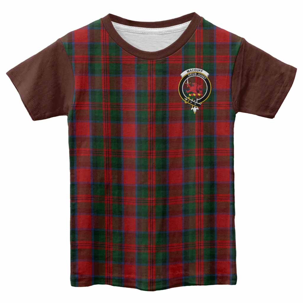 MacDuff (McDuff) Tartan Accent Kid T-shirt with Family Crest