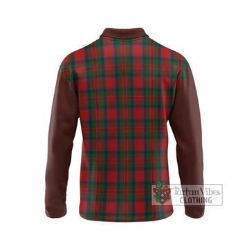 MacDuff (McDuff) Tartan Accent Long Sleeve Polo Shirt with Family Crest