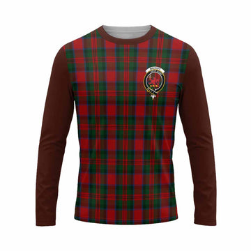 MacDuff (McDuff) Tartan Accent Long Sleeve T-Shirt with Family Crest