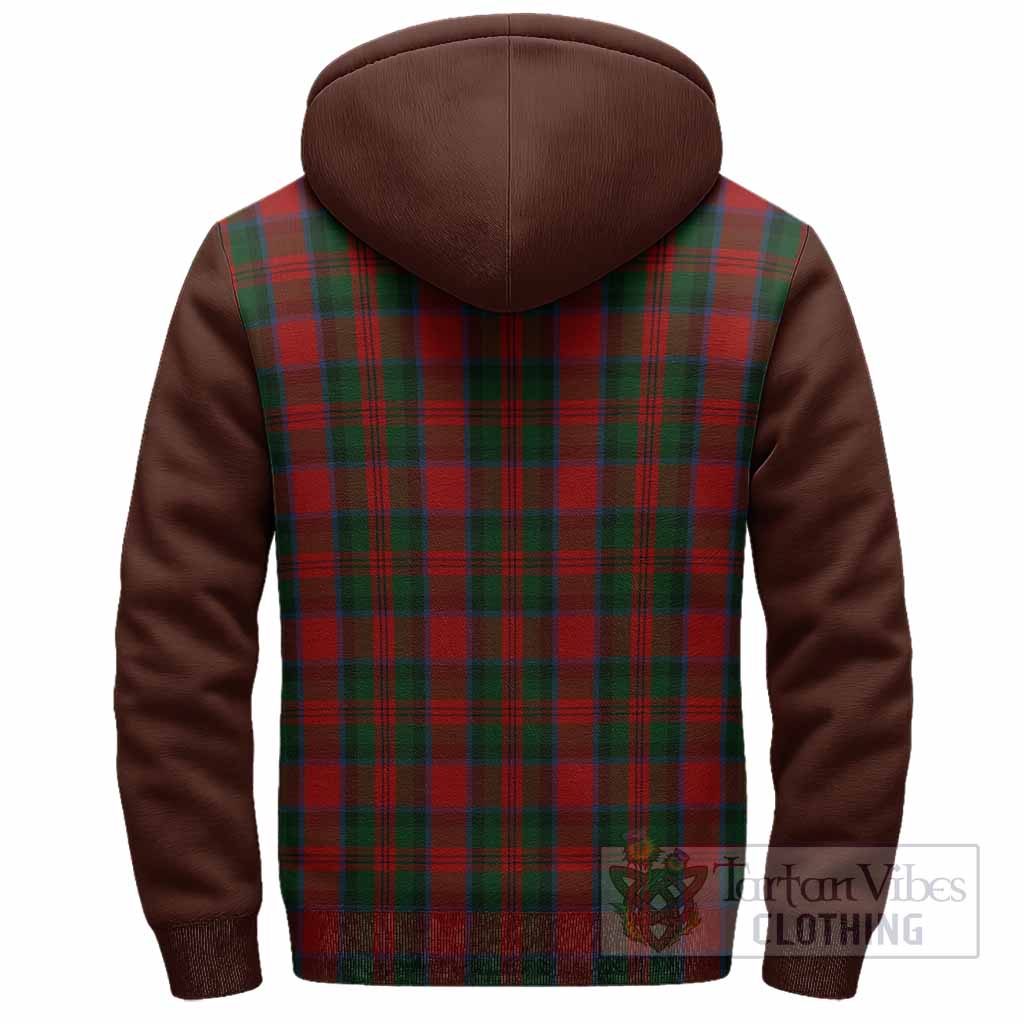 MacDuff (McDuff) Tartan Accent Sherpa Hoodie with Family Crest
